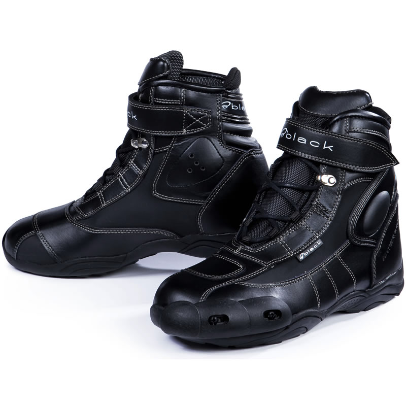 Black FC Tech Motorcycle Boots