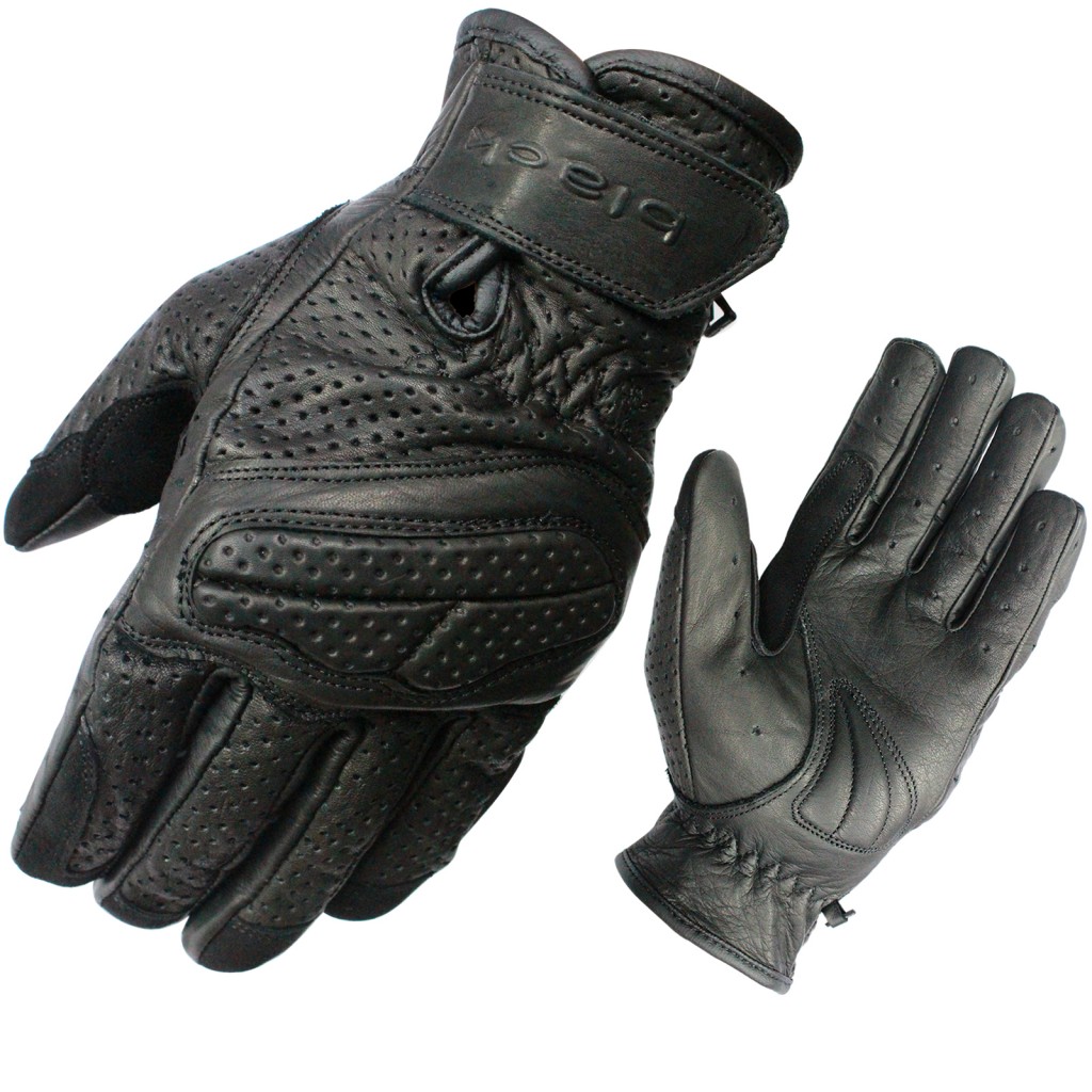 5193-Black-Active-Vented-Leather-Motorcycle-Glove-0