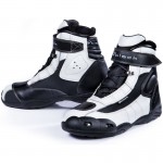 Black-FC-Tech-Short-Motorcycle-Boot-White-1