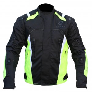 Black-Turbo-Textile-Motorcycle-Jacket-Fluro-2